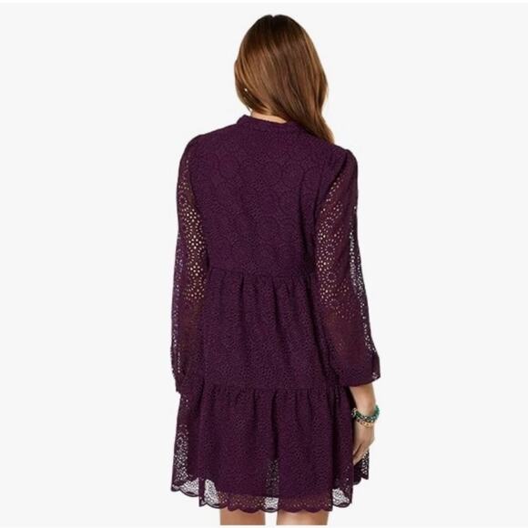Lilly Pulitzer Winona long sleeve Eyelet Swing Dress - Picture 4 of 16